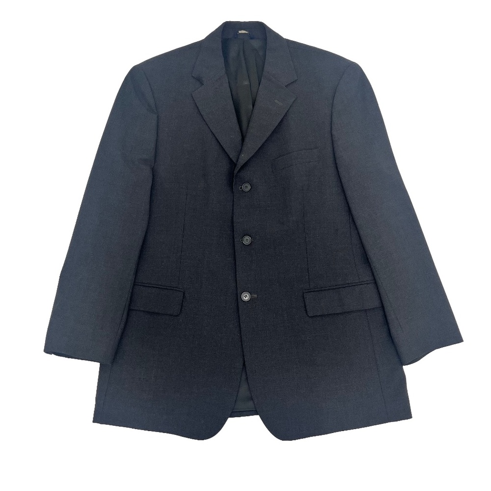 Brooks Brothers 346 Men Single Breasted Blazer Jacket Black 3-Button Long Sleeve